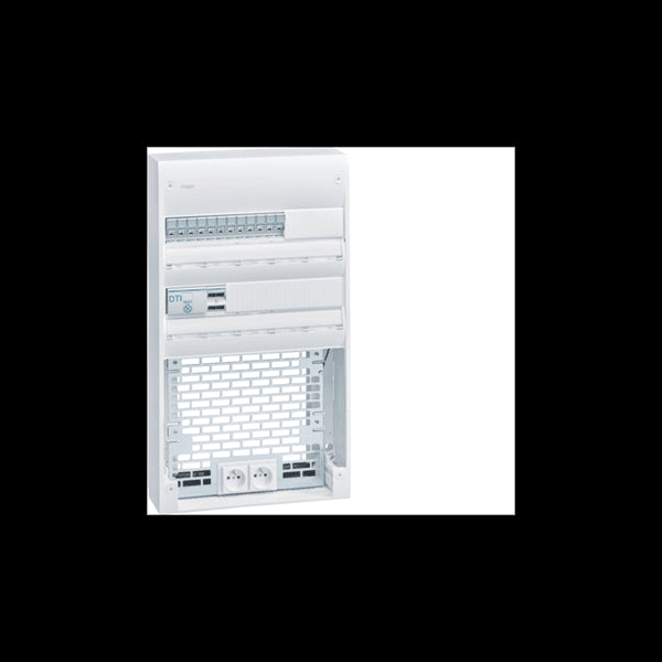 Hager coffret VDI Gamma+ 18 avec multimédia 2 rangées 36 modules Grade 3TV TN435