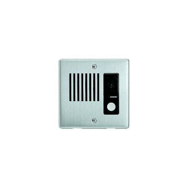 Platine en acier inoxydable 1 bouton à encastrer AIPHONE IEJA