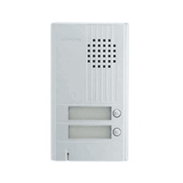 Platine saillie 2BP avec façade aluminium Epaisseur 22mm DA2DS