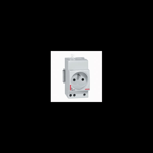 Prise modulaire 2P+T 10/16 A à éclips LEGRAND 004280