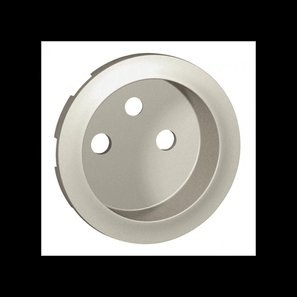 Enjoliveur Céliane standard pour prise 2P+T Titane - Legrand 068412