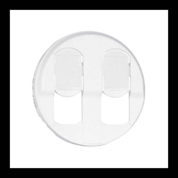 Enjoliveur Céliane pour prise double RJ45 Blanc Legrand 068252
