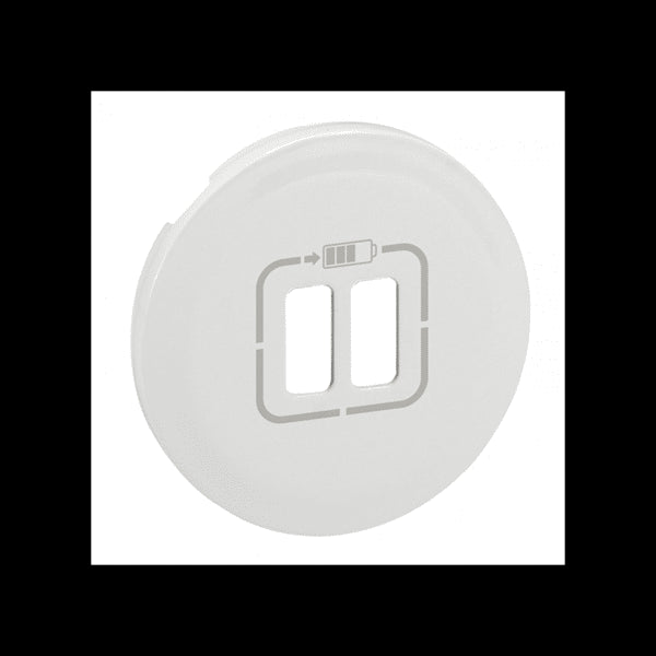 Enjoliveur Céliane prise double chargeur USB Blanc Legrand 068256
