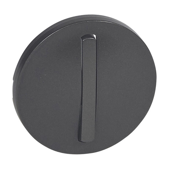 Enjoliveur Céliane va-et-vient poussoir doigt étroit Graphite - Legrand 065201