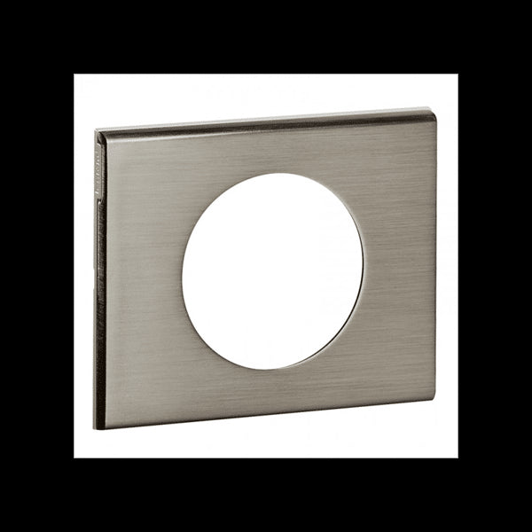 Céliane plaque 1 poste Inox Brossé - Legrand 069101