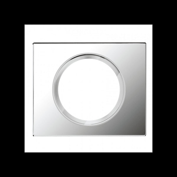 Céliane plaque Matière 1 poste Verre Miroir - Legrand 069121