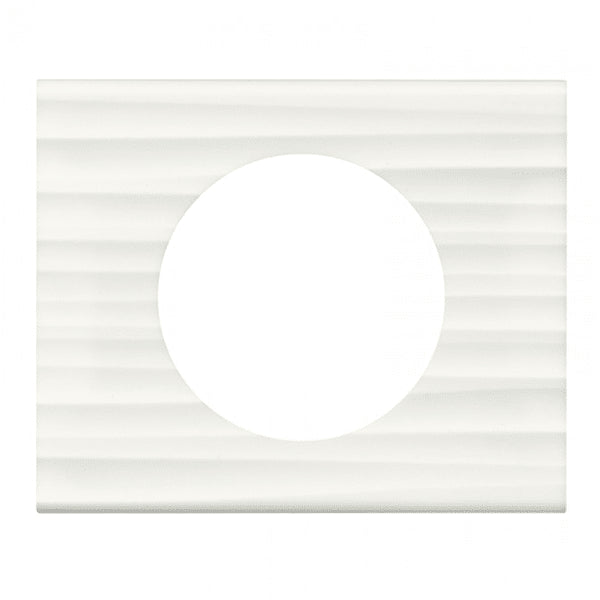 Céliane plaque matière 1 poste Corian® Cannelé - Legrand 069011