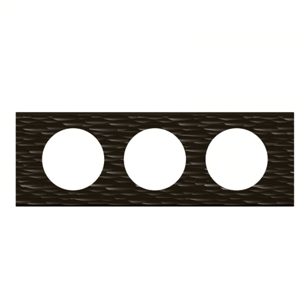 Céliane plaque matière 3 postes Corian® Gougé 069023