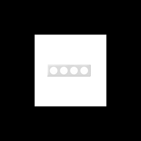 Céliane plaque Memories 4 postes Yesterday - Legrand 066634