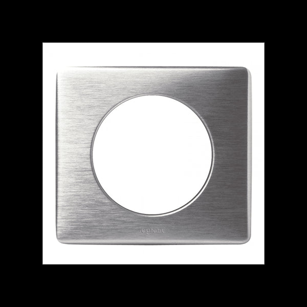 Céliane plaque anodisée 1 poste Aluminium - Legrand 068921