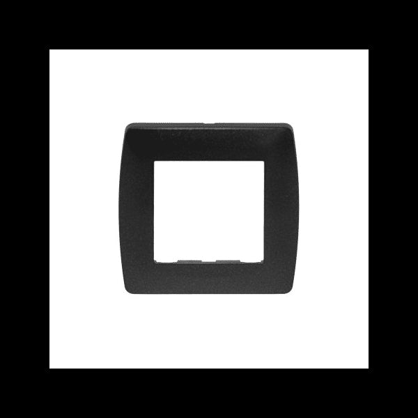 Plaque anthracite 1 poste EUROHM 61995