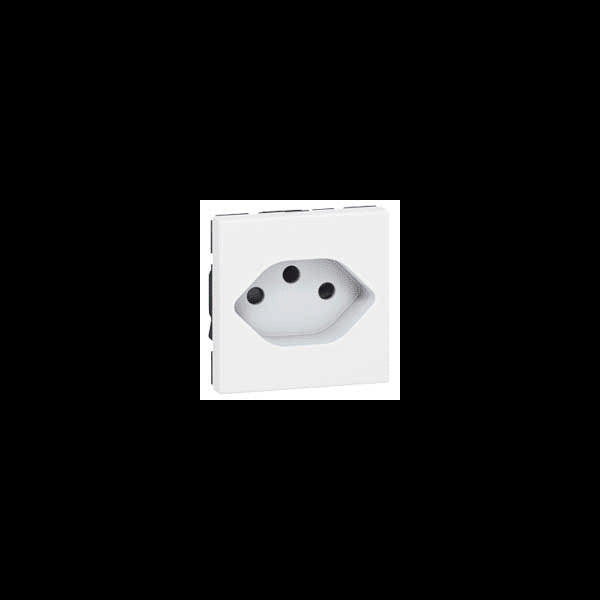 Prise Mosaic 2P+T type 13 standard suisse - Legrand 077506