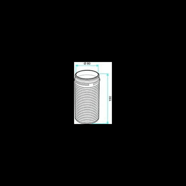 ALDES Rallonge circulaire pour bouche Ø 80 mm 11023046