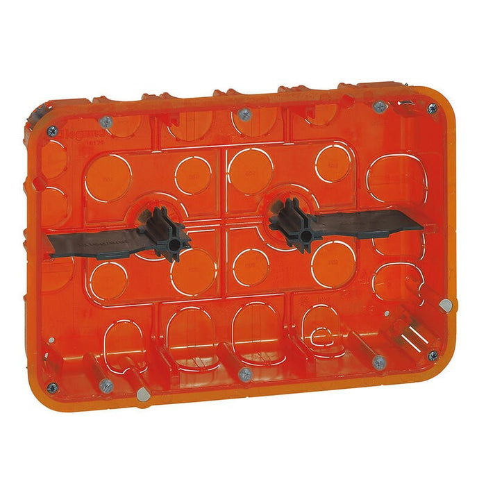 Boîte d'encastrement 2x3 postes multi-matériaux Batibox Legrand 080126