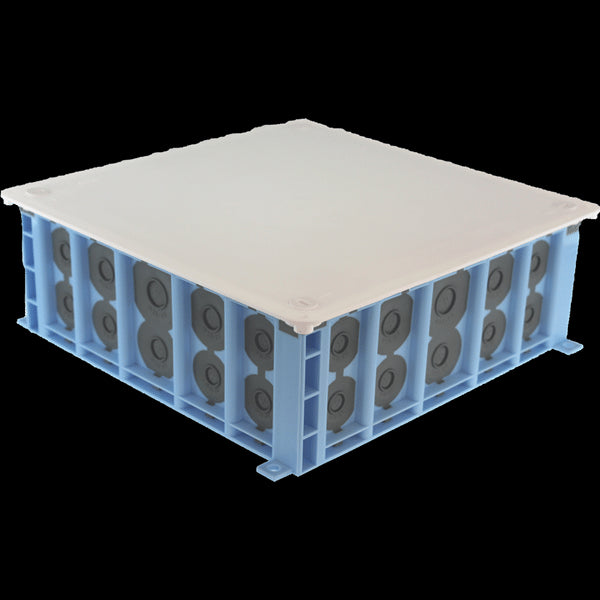 Boîte pavillonnaire de comble Air'métic - 200x200x85 mm avec couvercle - Eurohm 51019