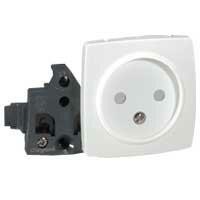 Prise 2P avec éclips de protection appareillage saillie composable Blanc LEGRAND 086122