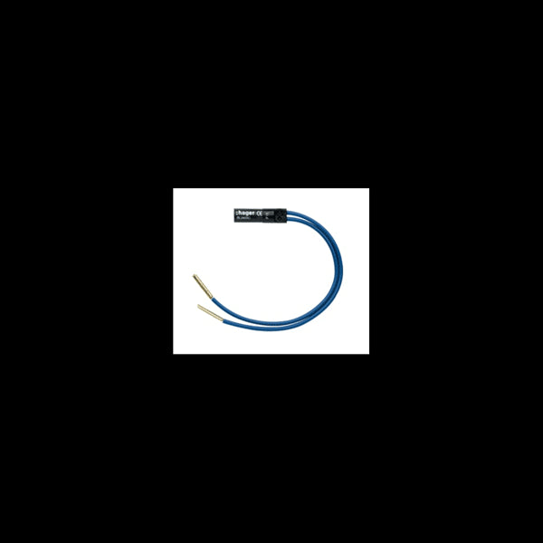 Ateha lampe à câbler 250 V 0,5 mA bleue Hager WJA690
