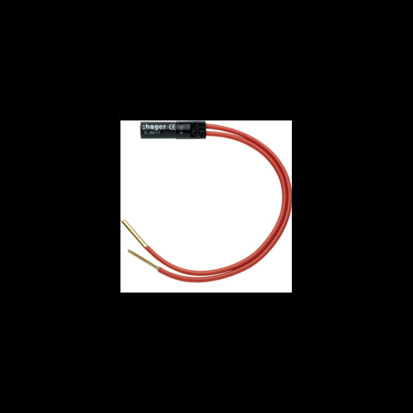 Ateha lampe à câbler 250 V 1 mA rouge Hager WJA691