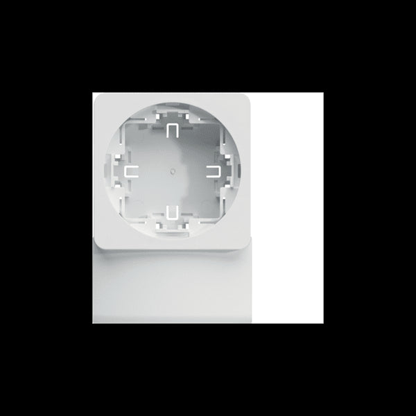 Support simple ateha pour moulure ATA12x50 mm blanc Hager ATA125919016