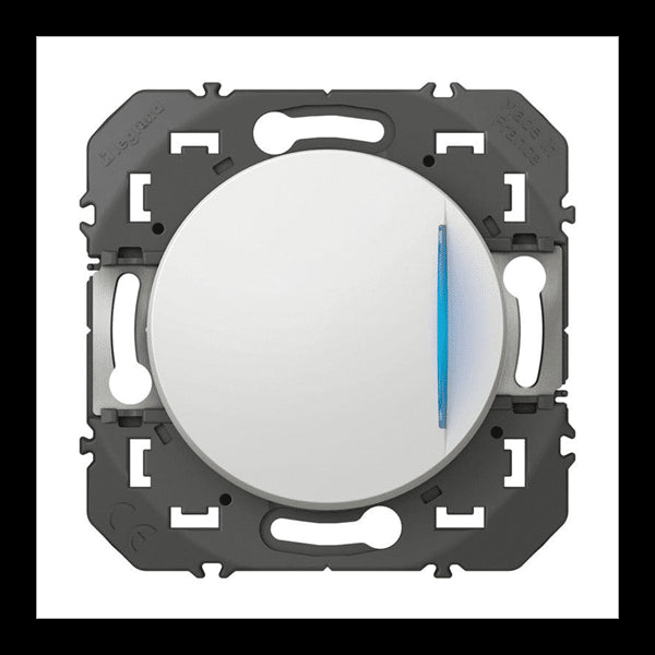 Legrand Dooxie poussoir lumineux blanc livré avec voyant 600016