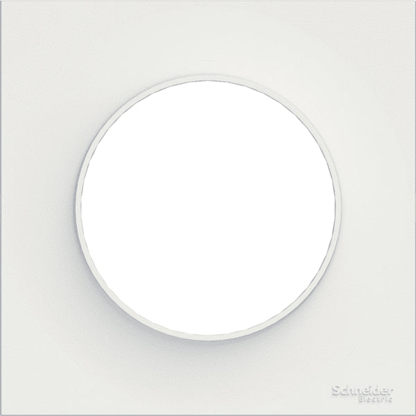Schneider Odace STYL plaque simple 1 poste blanc - S520702
