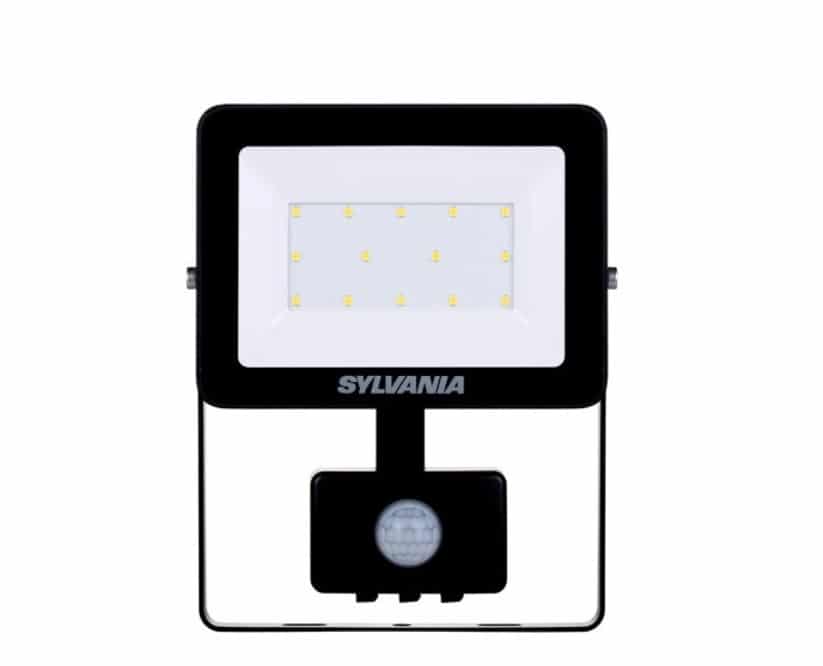 Projecteur Led extérieur 31W 2800lm 830 IP54 noir avec détecteur Sylvania 0047966