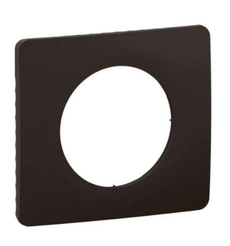 Céliane - plaque de finition 1 poste noir mat - Legrand CP0101