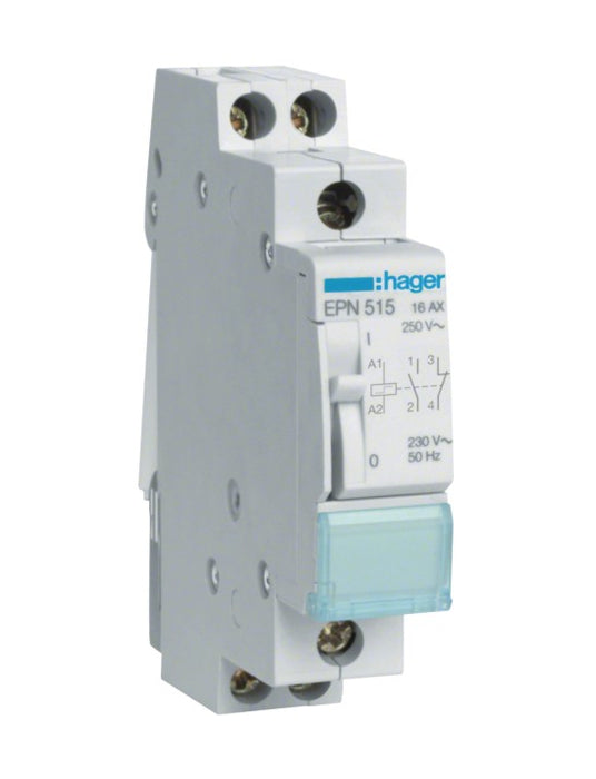 Télérupteur 1O+1F 230V HAGER EPN515