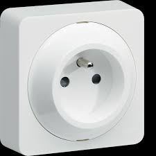 Ateha prise à éclipses 2P+T 250 V complet Hager WJC100B