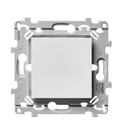 HAGER Essensya Obturateur blanc WE157
