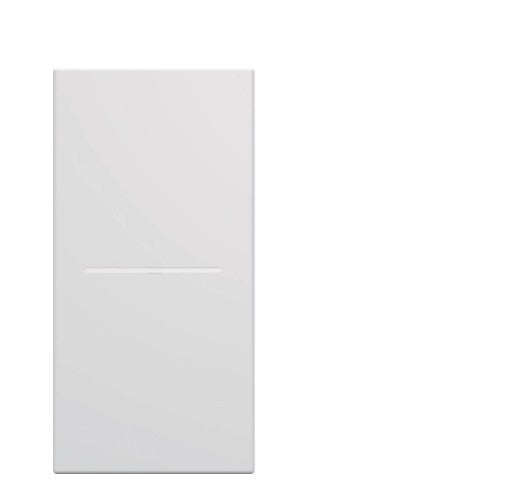 Enjoliveur interrupteur à voyant 1 module blanc - Gallery - Hager WXD011B