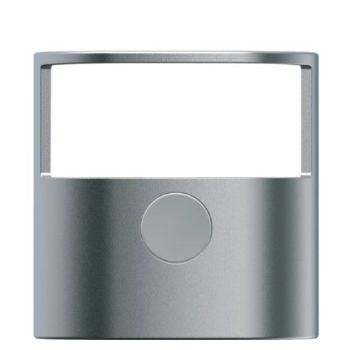Enjoliveur interrupteur automatique gallery titane Hager WXD050T