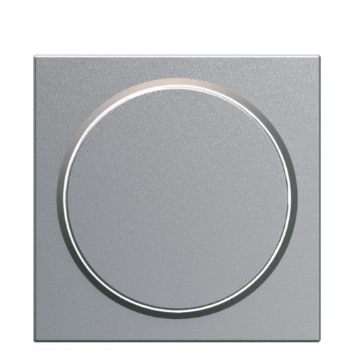 Enjoliveur variateur rotatif Gallery titane Hager WXD062T
