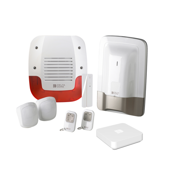Pack alarme radio Tyxal+ connect DELTA DORE- sans fil avec box maison connectée - 6410199