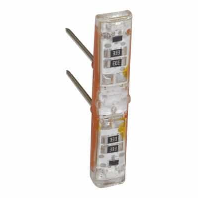 Voyant témoin 230V Easy-Led brochable à LEDs blanches pour mécanismes Mosaic Legrand 067685L