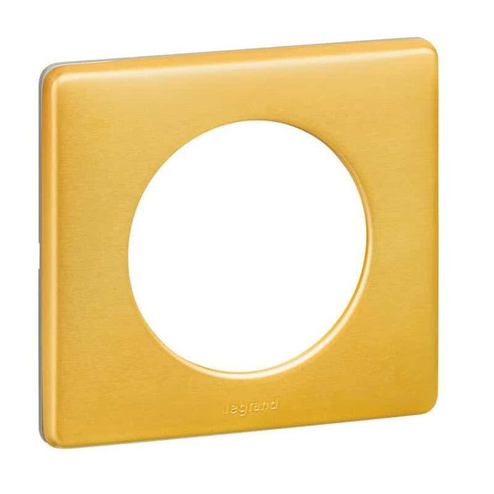 Céliane plaque Métal 1 poste Laiton Legrand 068791