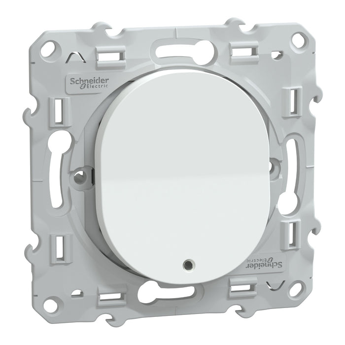 Schneider Ovalis interrupteur va et vient à voyant lumineux blanc - S320263
