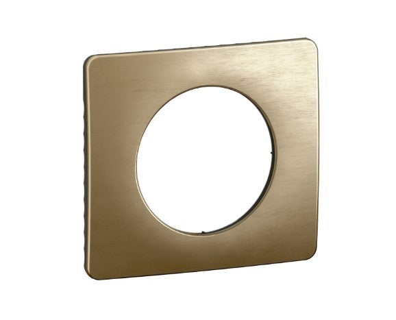Céliane - plaque de finition 1 poste bronze satiné - Legrand CP1601