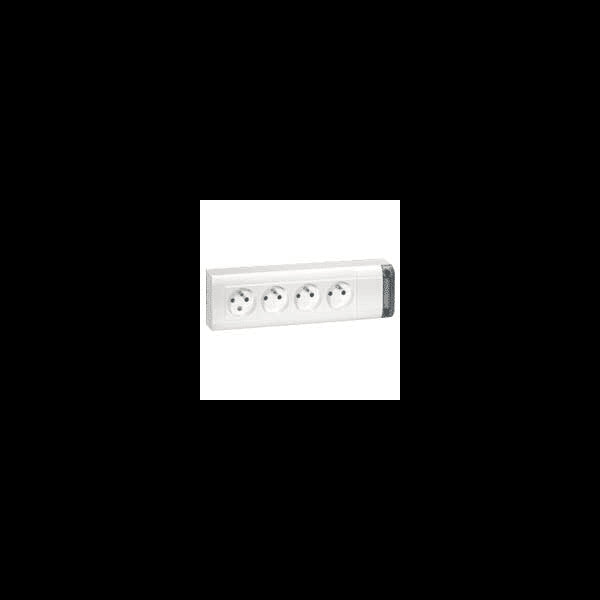Bloc multiprise fixable 4X2P+T LEGRAND 050610