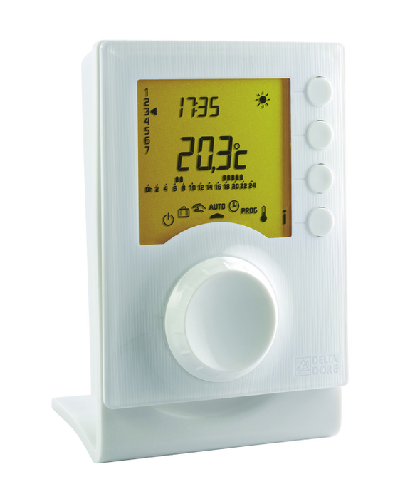 Thermostat programmable Radio pour chaudière ou PAC non réversible TYBOX 157 DELTA DORE 6053021