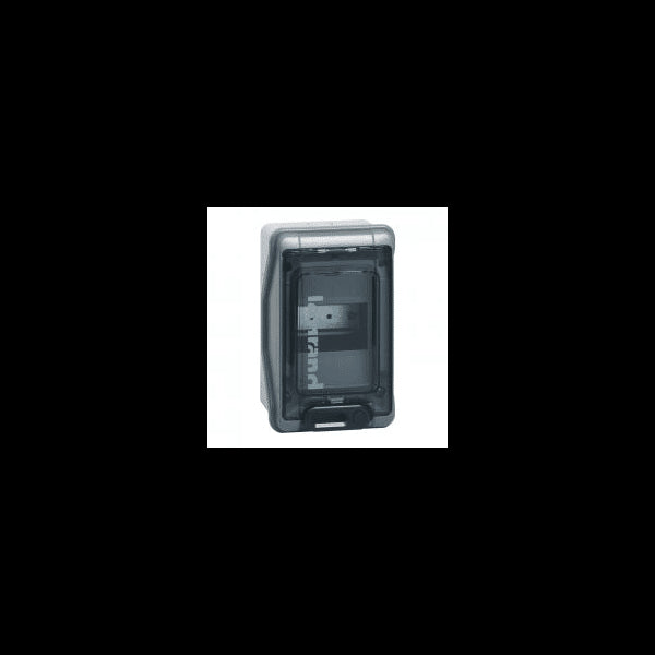 Coffret Plexo 4 modules étanche IP 65/IK 09 Gris 001904