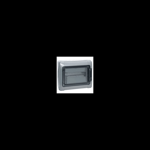 Coffret Plexo 12 modules étanche IP 65/IK 09 Gris 001921