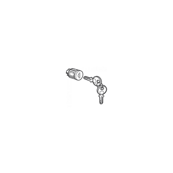 Barillet à clé type 405 pour porte métal ou vitrée XL³ avec 2 clés 020291