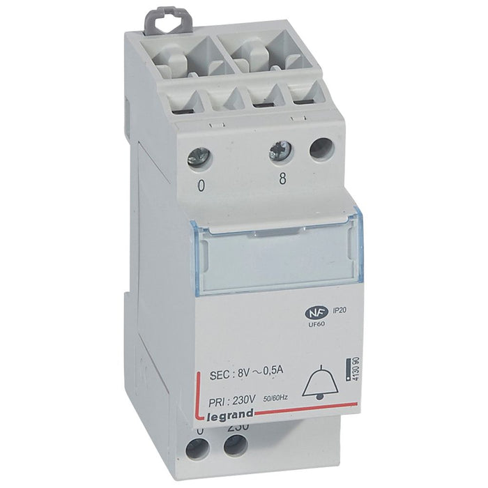 Transformateur pour sonnerie 8V 4VA LEGRAND 413090
