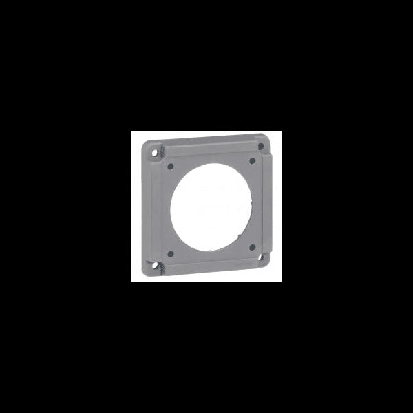 Plaque adaptation Hypra pour socle brochage domestique/coffret de prises 052118