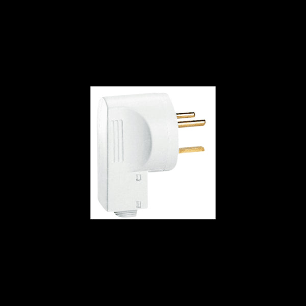Fiche 3P+N+T 32A 380V - blanc sortie latérale - LEGRAND 055807