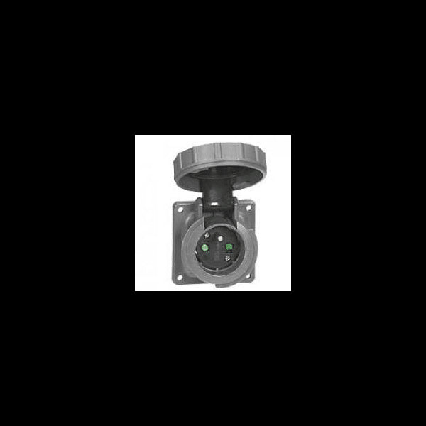 Prise fixe 2P+T à brochage domestique Hypra IP66/67-55 250 V~ 053911