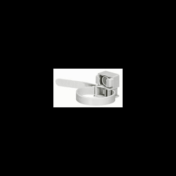 Collier à embase pour tube Ø16 à 32 gris Legrand 031900