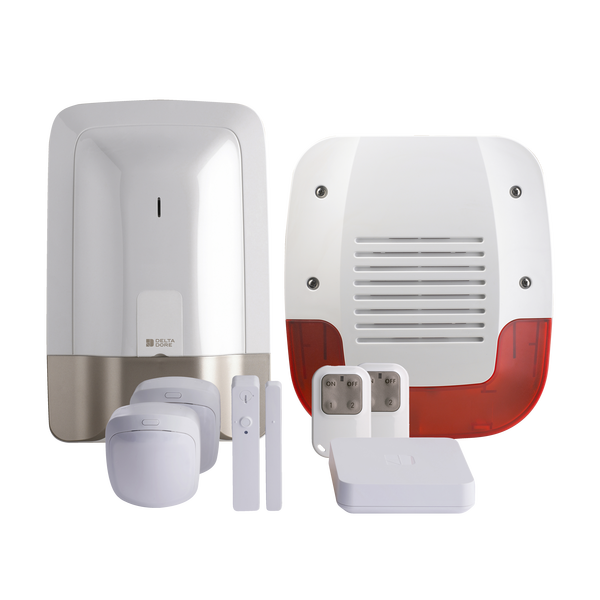 Pack alarme radio Tyxal+ connect DELTA DORE- sans fil avec box maison connectée - 6410199