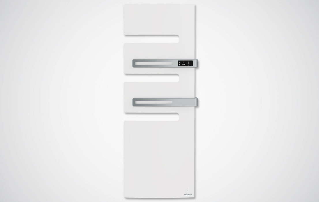 Sèche serviette électrique connecté Serenis Premium 1750W - mât à droite - Atlantic